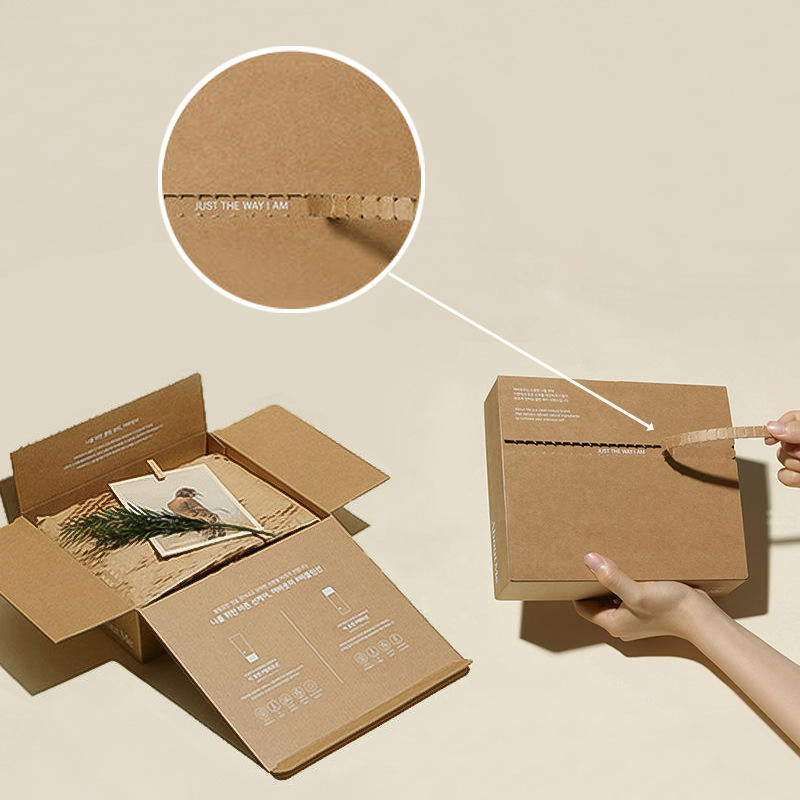 Caja de papel con cremallera premium Dengfengyu - Premium 3-Layer cajas de mensajería ecológicas con tira de desgarre para comercio electrónico y embalaje de regalos