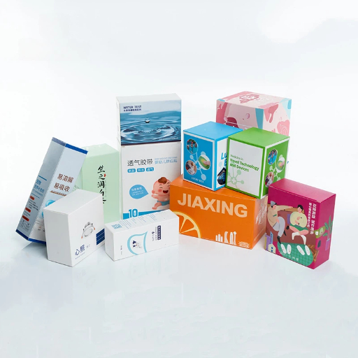 Caja de embalaje de cartón plegable personalizada con logo impreso / Caja de embalaje de cartón plegable ecológica para regalos al por mayor