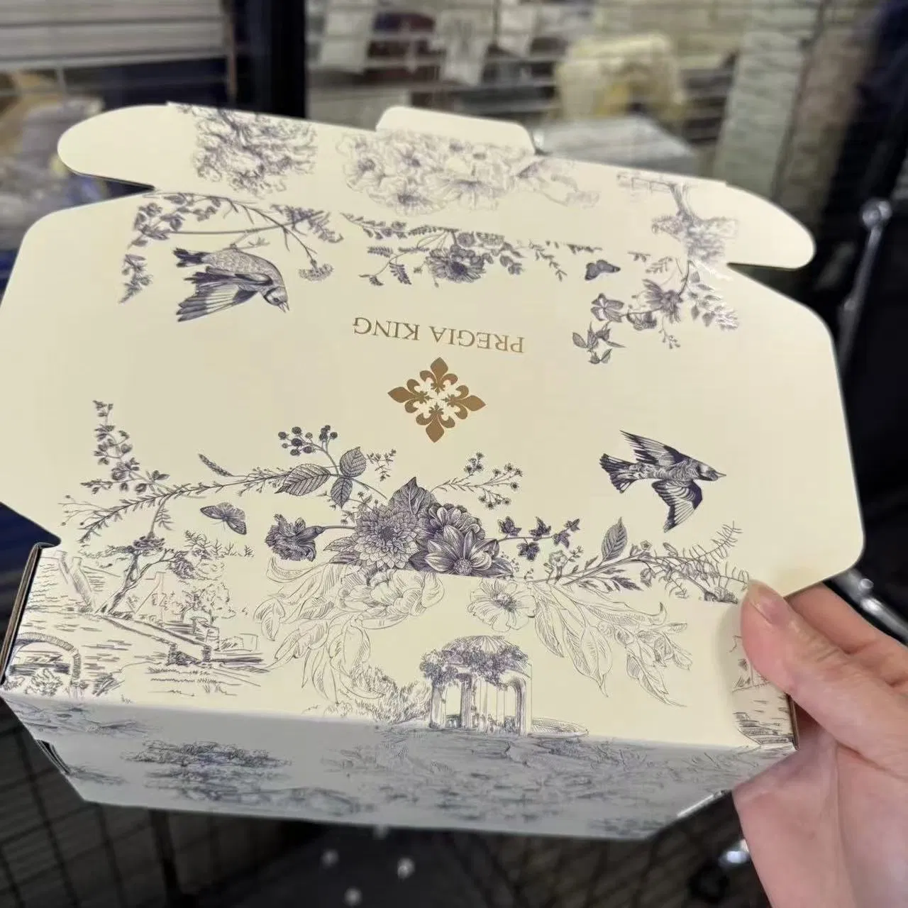 Caja de embalaje de comercio electrónico de calzado y ropa personalizada para aeronaves