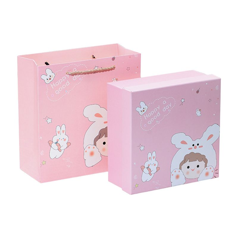 Cajas de regalo elegantes personalizadas para el Día de San Valentín y cumpleaños con un patrón lindo