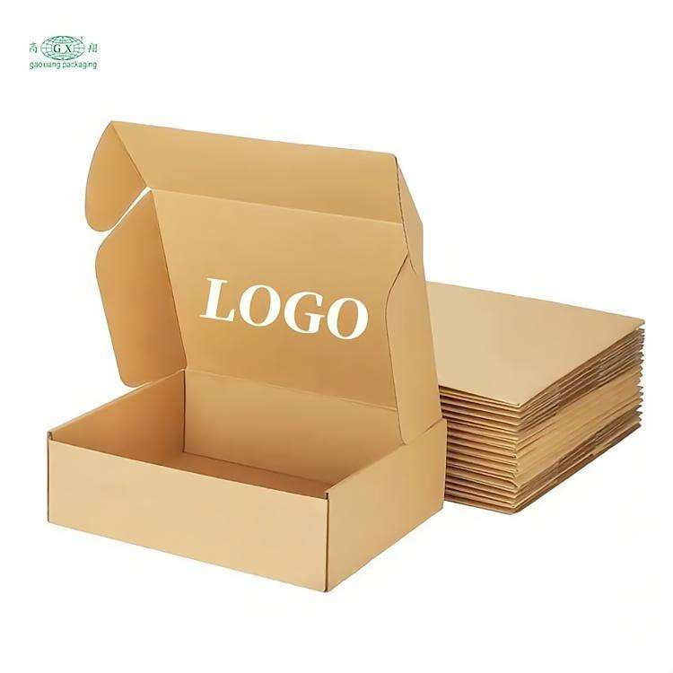 Cajas de envío de cartón corrugado impreso en color personalizado para zapatos, camisetas y ropa