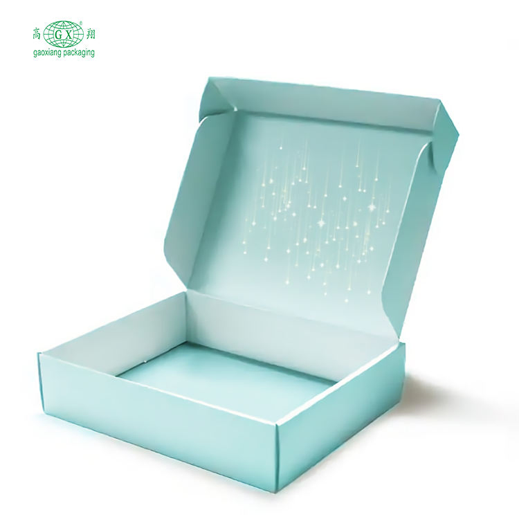 Cajas de envío de cartón corrugado impreso en color personalizado para zapatos, camisetas y ropa