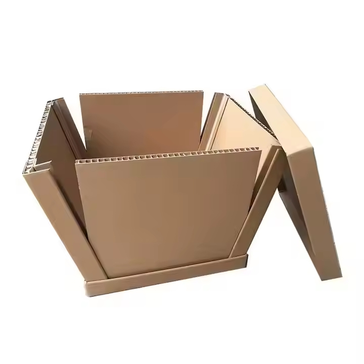 Fabricante de cajas de cartón de papel en panal duraderas para entrega y embalaje industrial