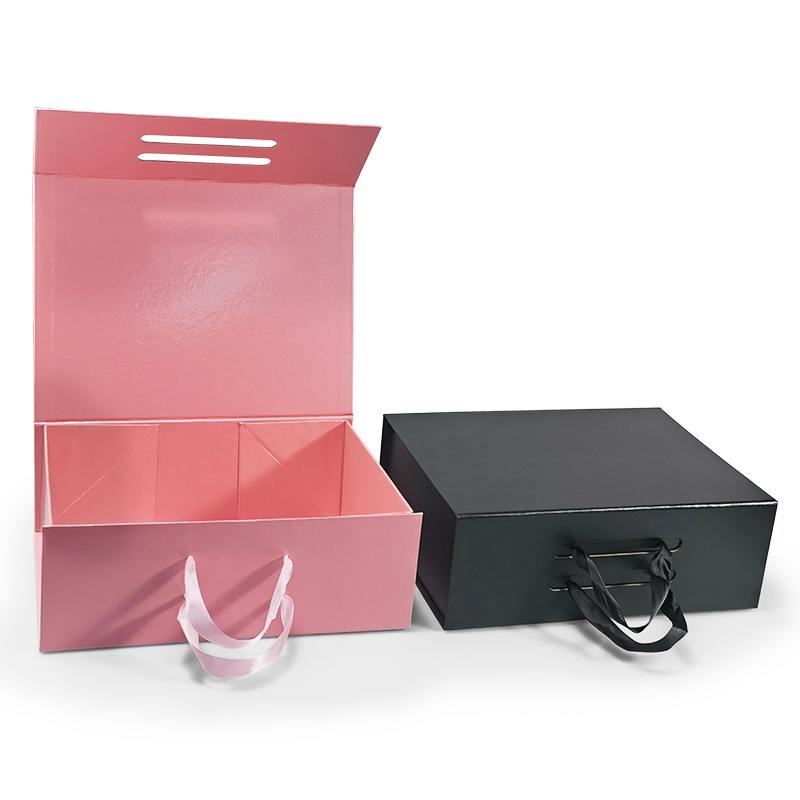 Empaque de regalo de papel para joyería en forma de vestido plegable colorido de cartón para relojes