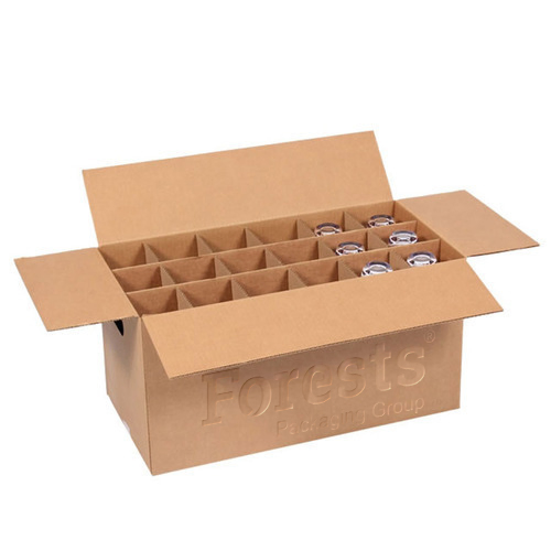 Precio mayorista de cartones de huevo de cartón resistente a medida, caja de cerveza de cartón corrugado, embalaje OEM