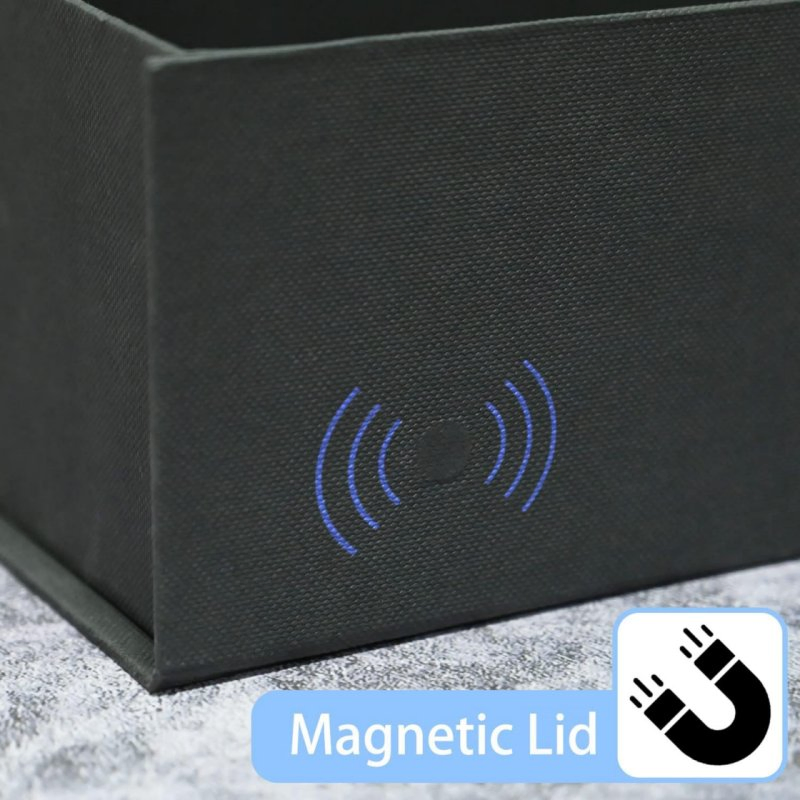 Caja de regalo magnética plegable de cartón de diseño personalizado de lujo