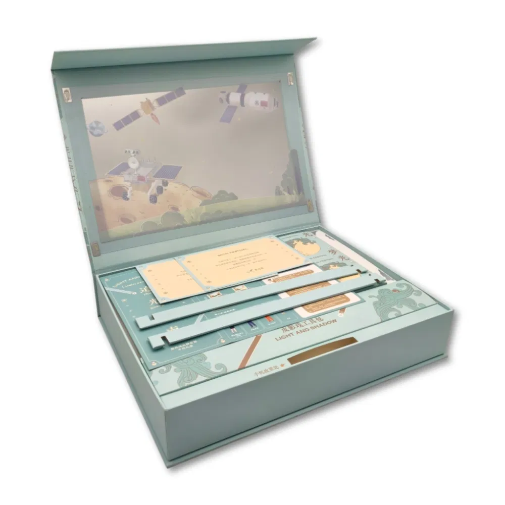 Versatile Retail Ready Rigid Cardboard Book Shape Product Gift Display Packaging Box