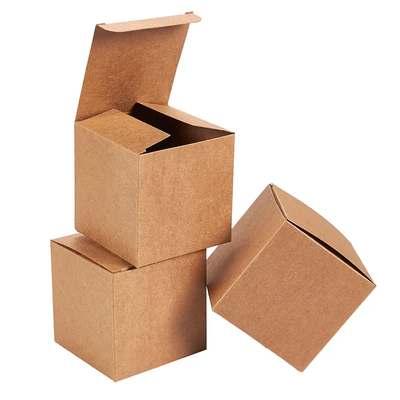 Cajas de embalaje de papel kraft ecológicas y económicas al por mayor para jabón