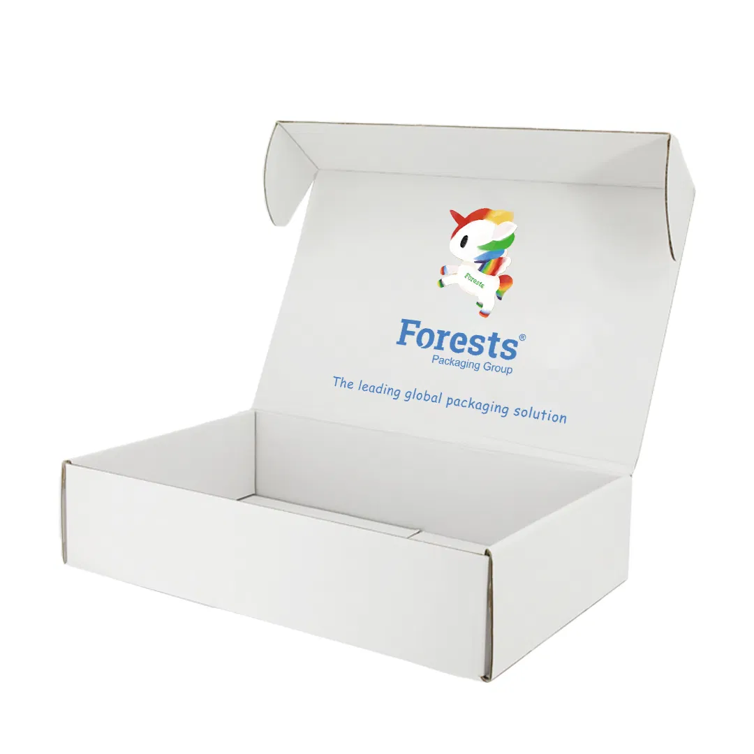 Caja de cartón corrugado personalizada para embalaje, envío postal y envío