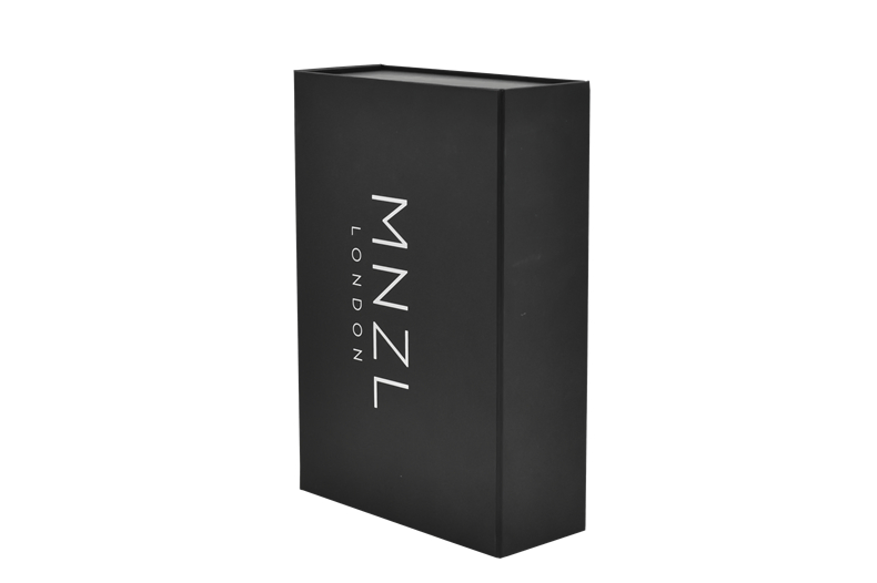 Cajas de cartón rígido de alta calidad, cajas de regalo de papel negro para hombres, cajas de regalo de lujo con cierre magnético y tapa abatible