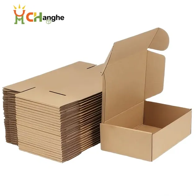 Caja plegable kraft