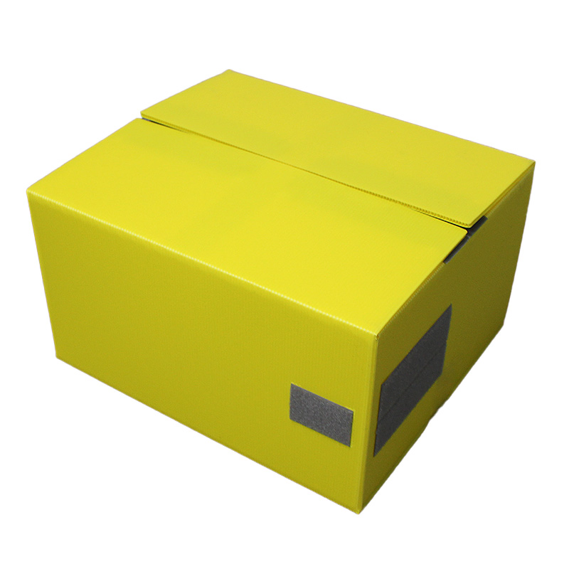 Caja de PP Danpla industrial con hoja plegable para envases y entrega conductivos