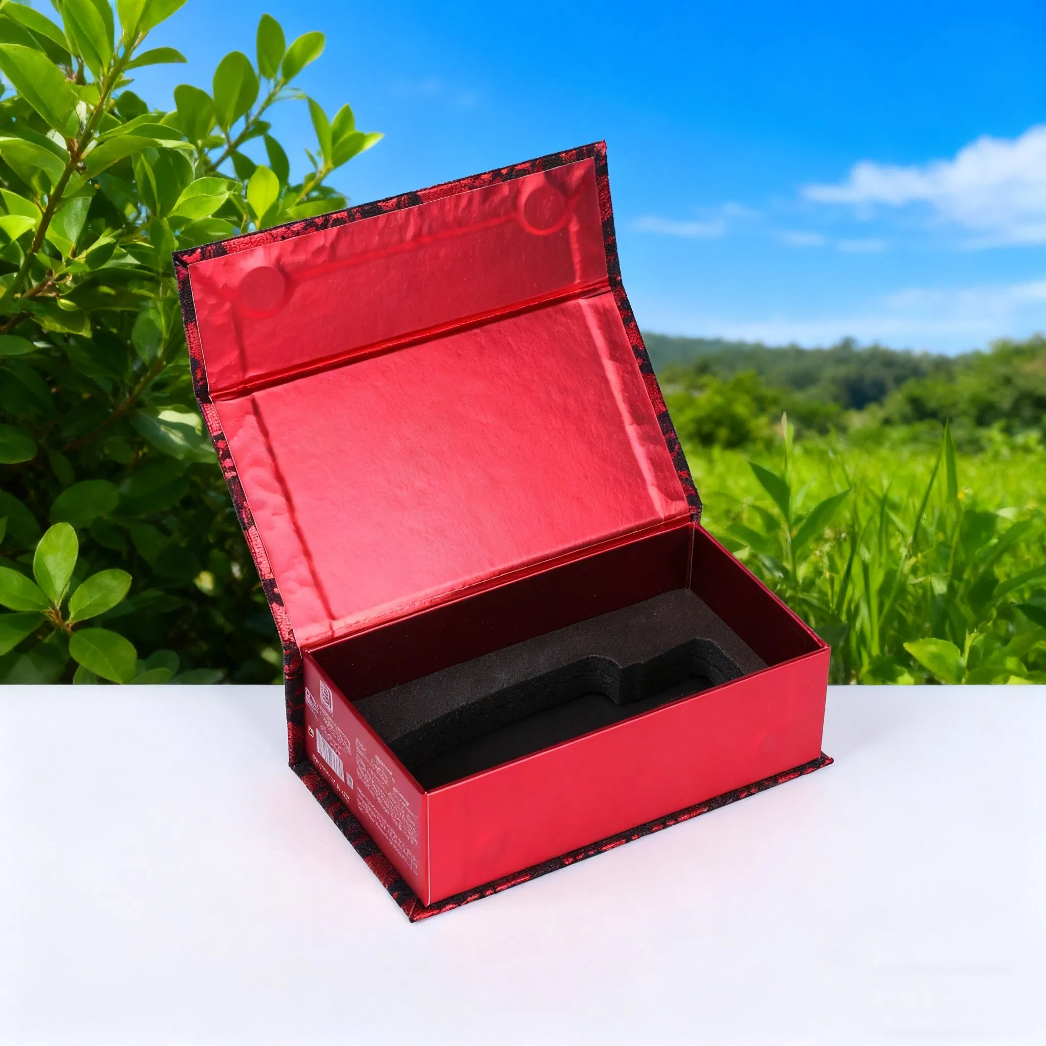 Caja plana encantadora caja de regalo papel de regalo caja