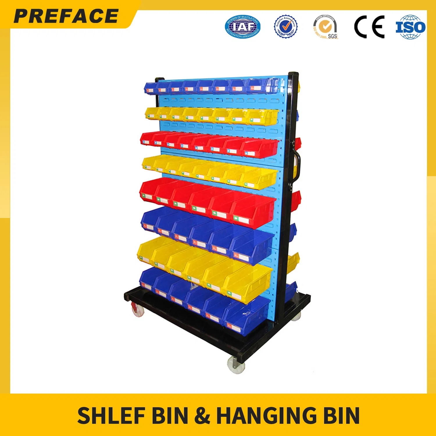 Caja de accesorios apilable industrial hecha a medida para herramientas, caja de embalaje de plástico