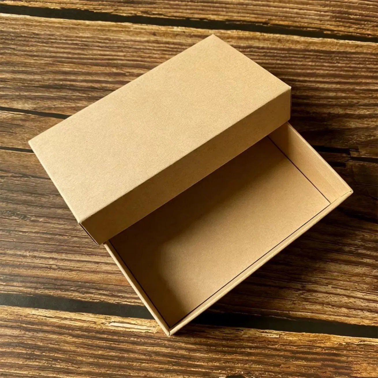Caja plegable de tapa superior e inferior amigable para el usuario, para un embalaje ecológico que ahorra espacio