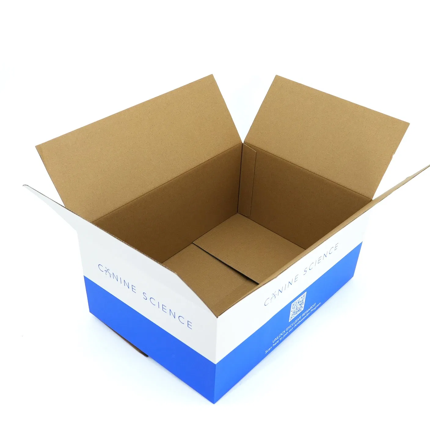 Caja de cartón corrugado personalizada con impresión de logotipo de alta resistencia para embalaje industrial