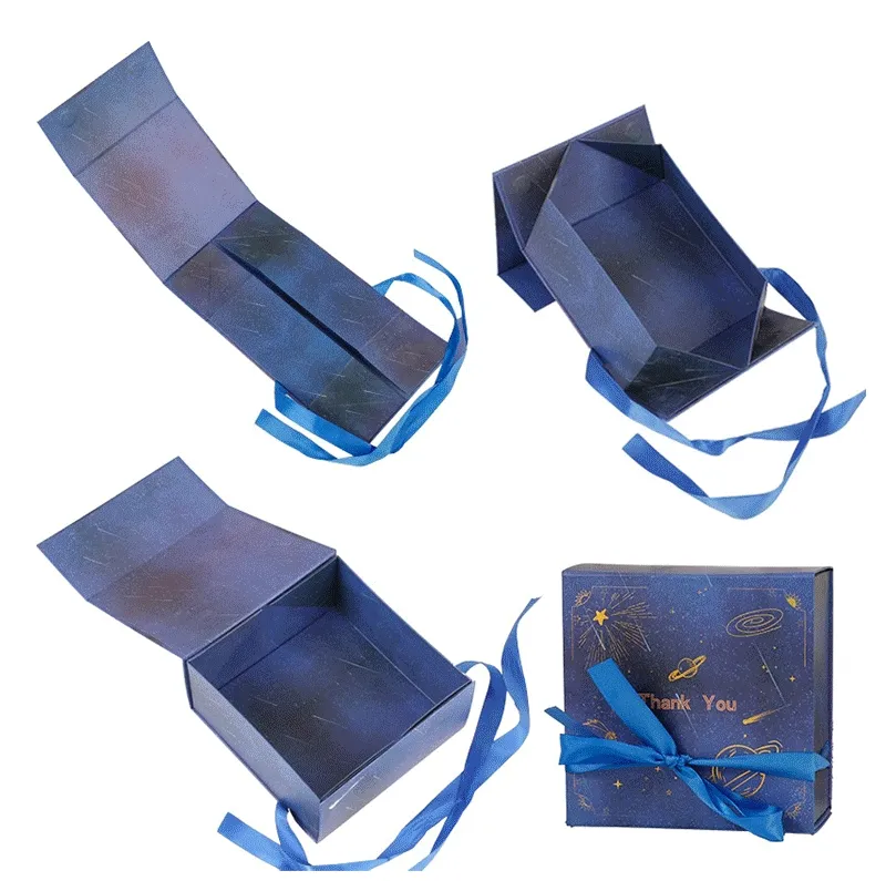 Caja magnética plegable