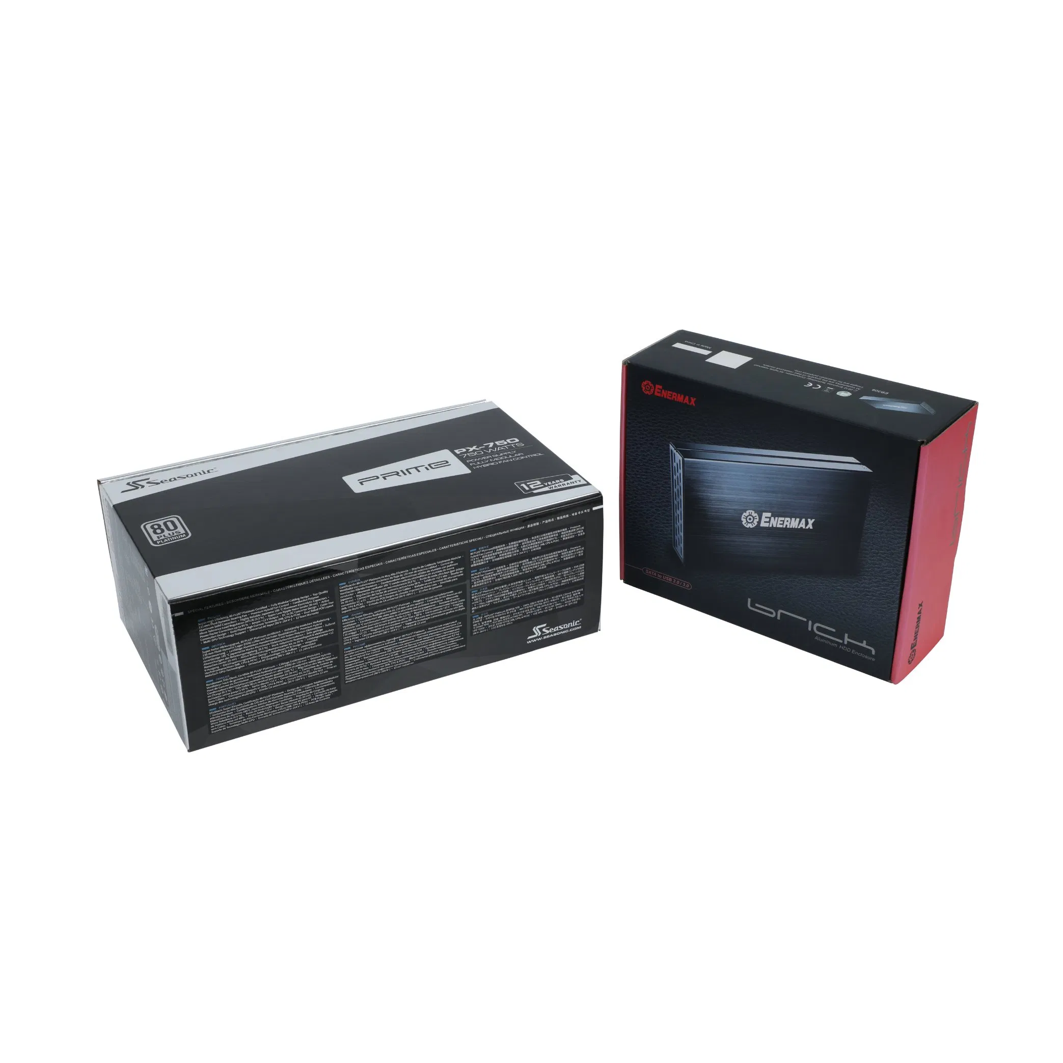 Caja de cartón corrugado plegable para empaquetado de auriculares