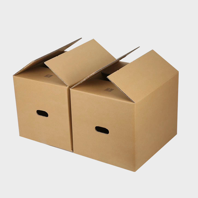 Caja de cartón corrugado marrón personalizada al por mayor para envíos, mudanzas y almacenes, embalaje asequible