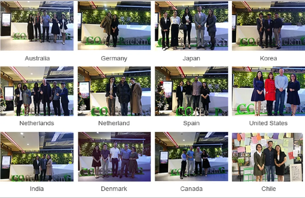 Visitas de clientes internacionales