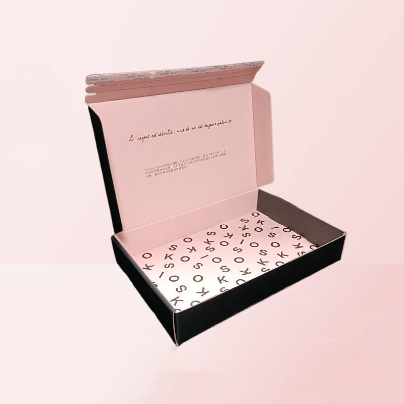 Caja de papel con cremallera premium Dengfengyu - Premium 3-Layer cajas de mensajería ecológicas con tira de desgarre para comercio electrónico y embalaje de regalos