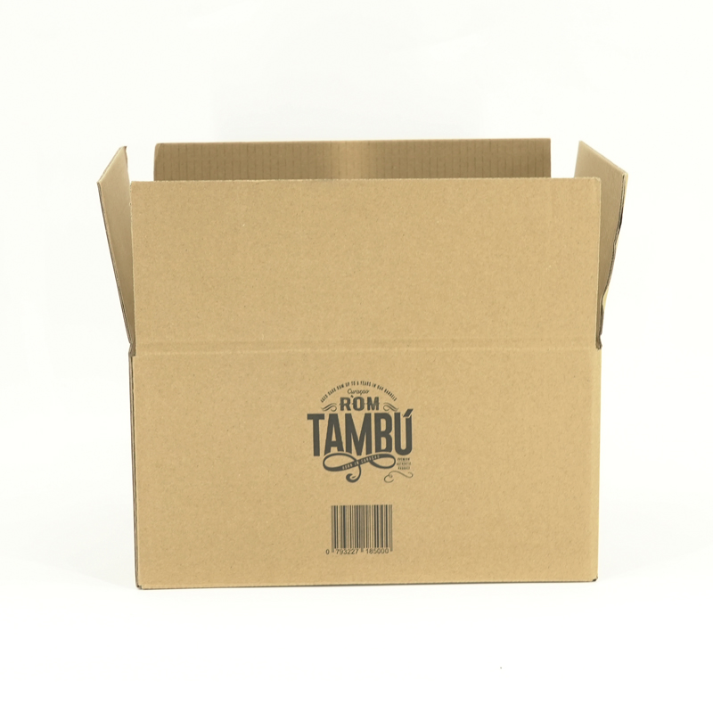Alimento de pescado congelado pesado, fruta, embalaje electrónico en movimiento, envío 3/5 cartón de papel kraft marrón con doble pared de flauta de 3 capas