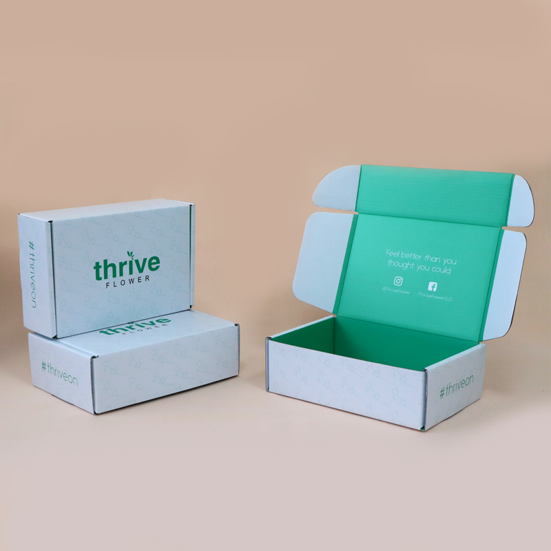 Caja de envío personalizable para necesidades de empaquetado eficientes en comercio electrónico