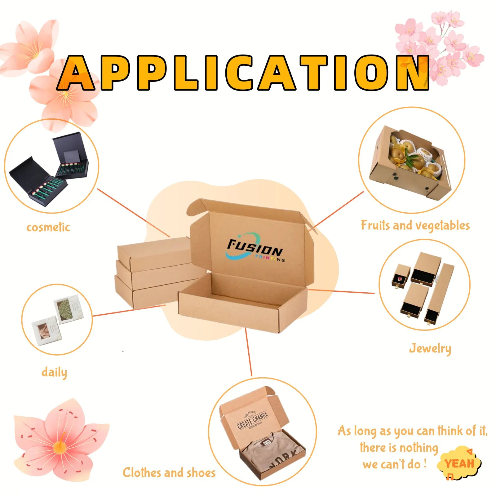 Cajas de papel de embalaje duraderas para frutas - Perfectas para comercio electrónico