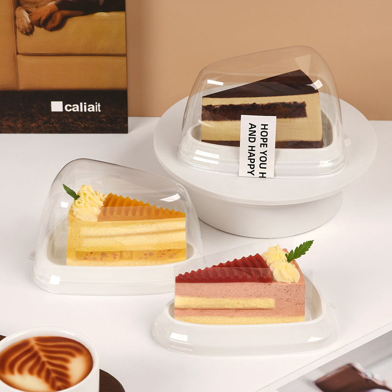 Caja de embalaje desechable personalizada al por mayor para pasteles, caja fresca para queso, contenedor de embalaje de alimentos