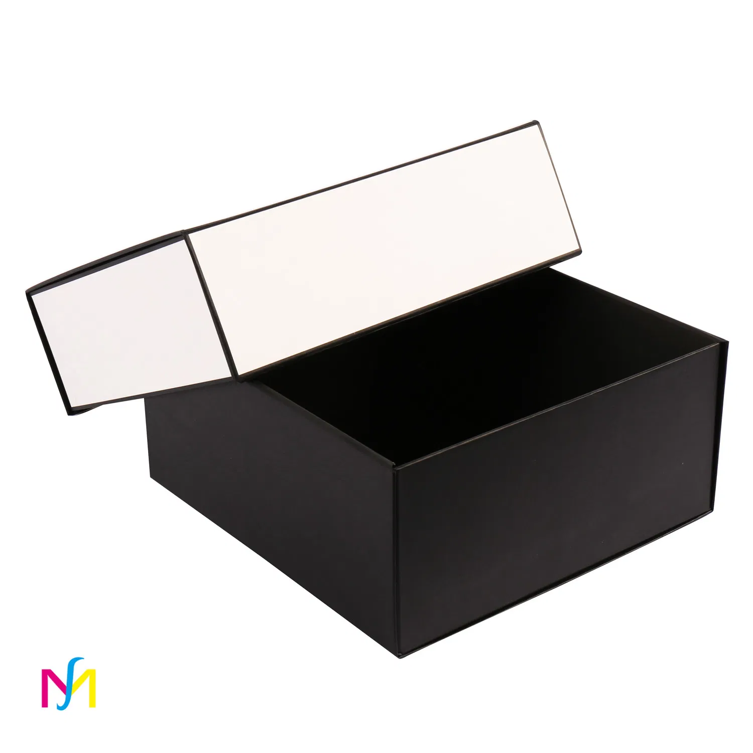 Caja de embalaje de cartón rígido plegable personalizada para maquillaje con diseño impreso elegante