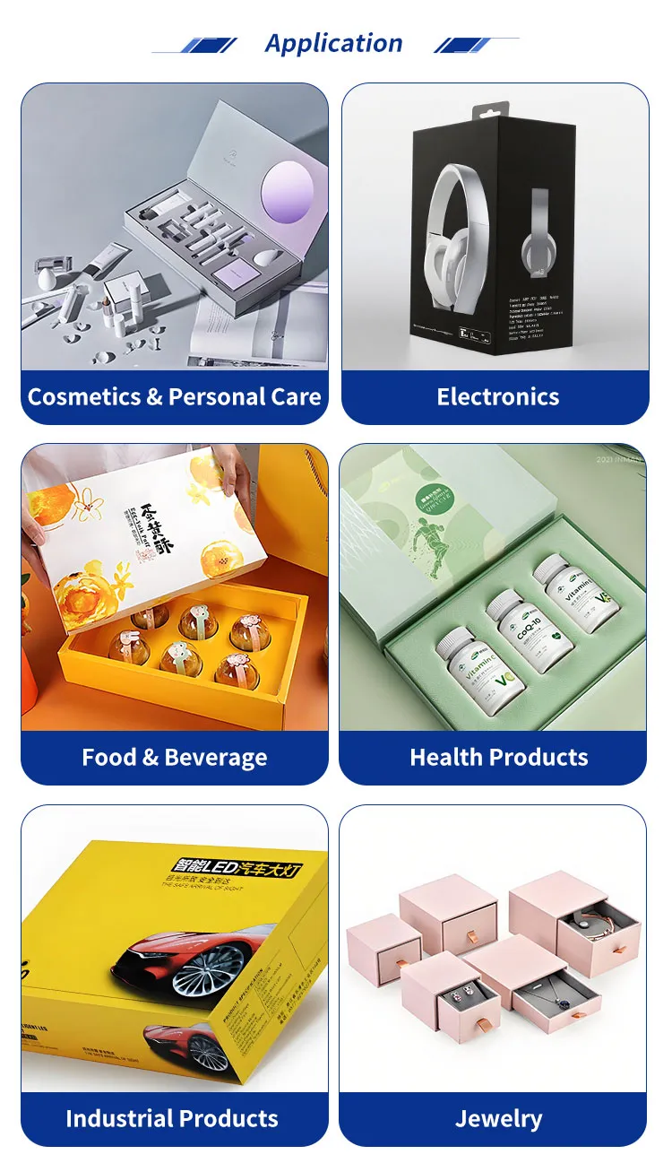 Caja de extremo reverso personalizada para cosméticos especiales