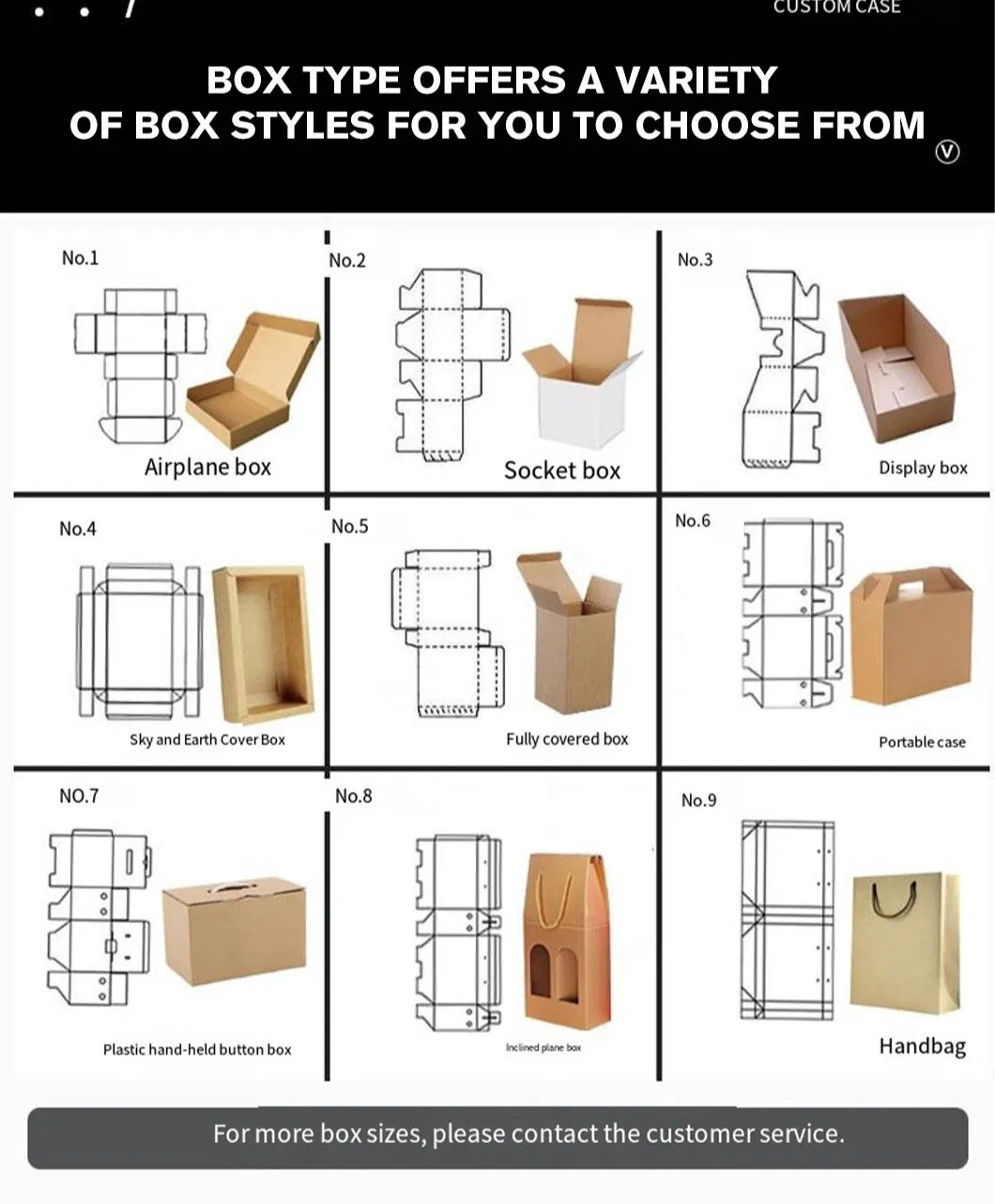 Caja de embalaje personalizada