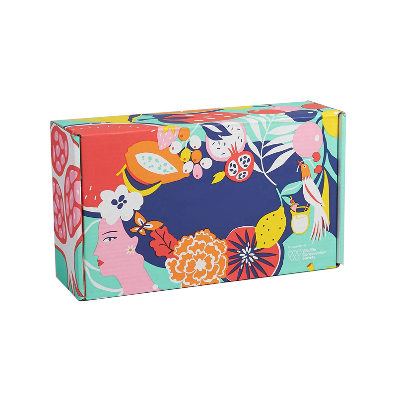 Caja de embalaje de papel corrugado para comercio electrónico