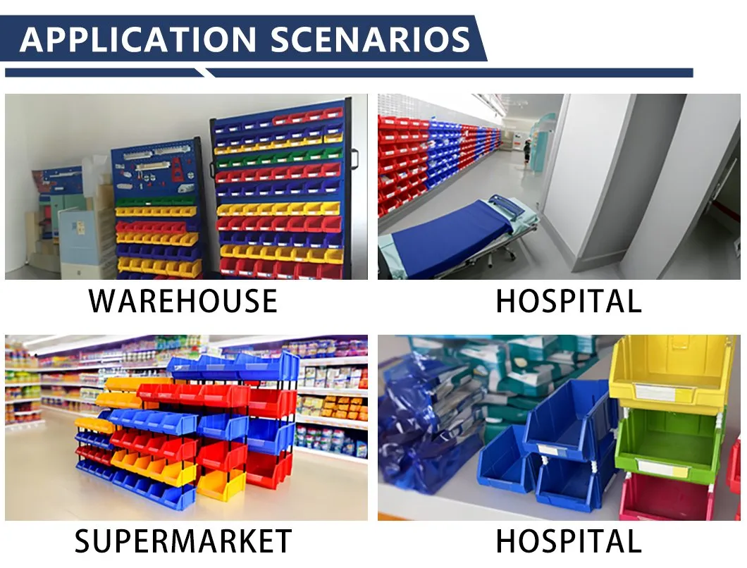 Caja de accesorios apilable industrial