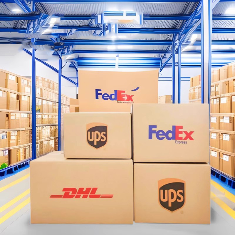 Cajas de cartón rectangulares al por mayor, entrega exprés, cajas de embalaje para comercio electrónico, caja de cartón corrugado