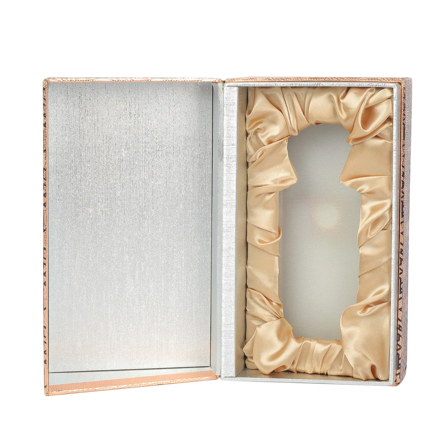 Caja de embalaje de cartón plegable para productos, calendario de adviento de perfume, caja de regalo de joyería de lujo personalizada con ventana redonda magnética
