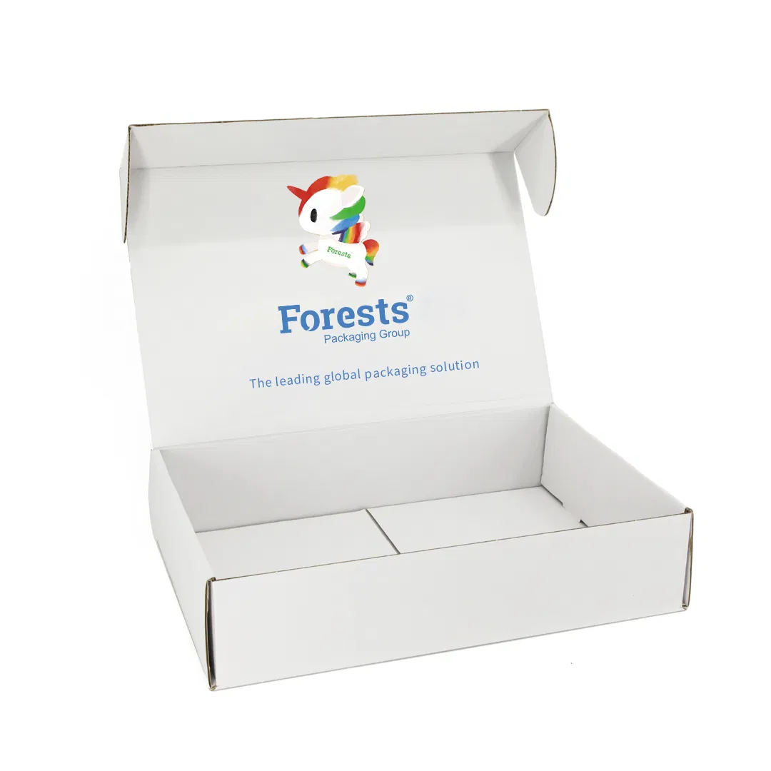 Caja de cartón corrugado personalizada para embalaje, envío postal y envío
