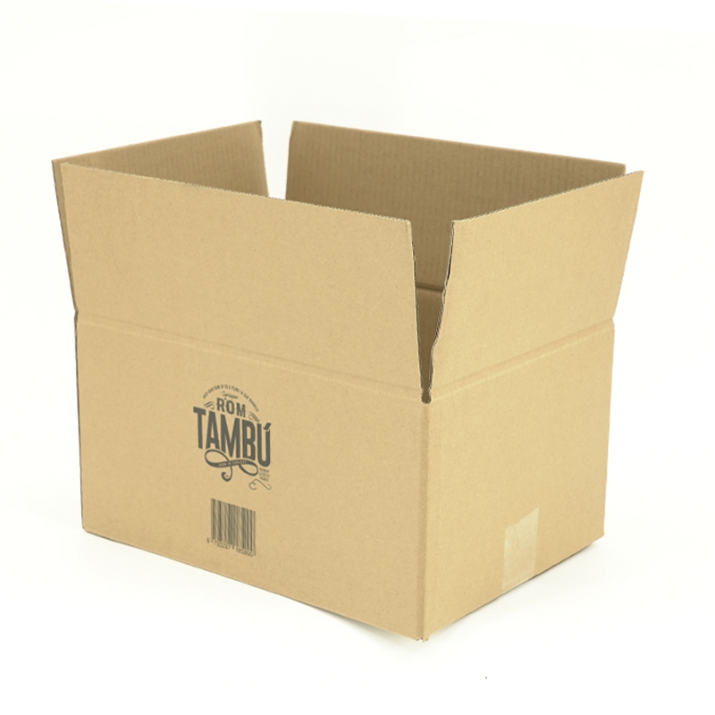 Alimento de pescado congelado pesado, fruta, embalaje electrónico en movimiento, envío 3/5 cartón de papel kraft marrón con doble pared de flauta de 3 capas