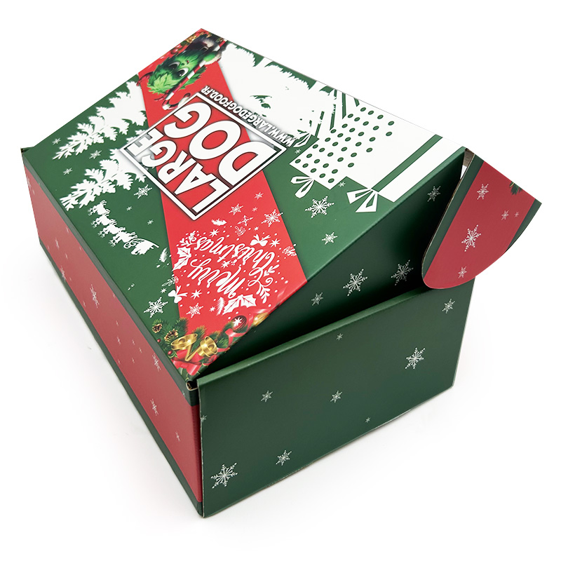Caja de correo plegable - Caja de cartón navideña para ropa y envoltura de regalos