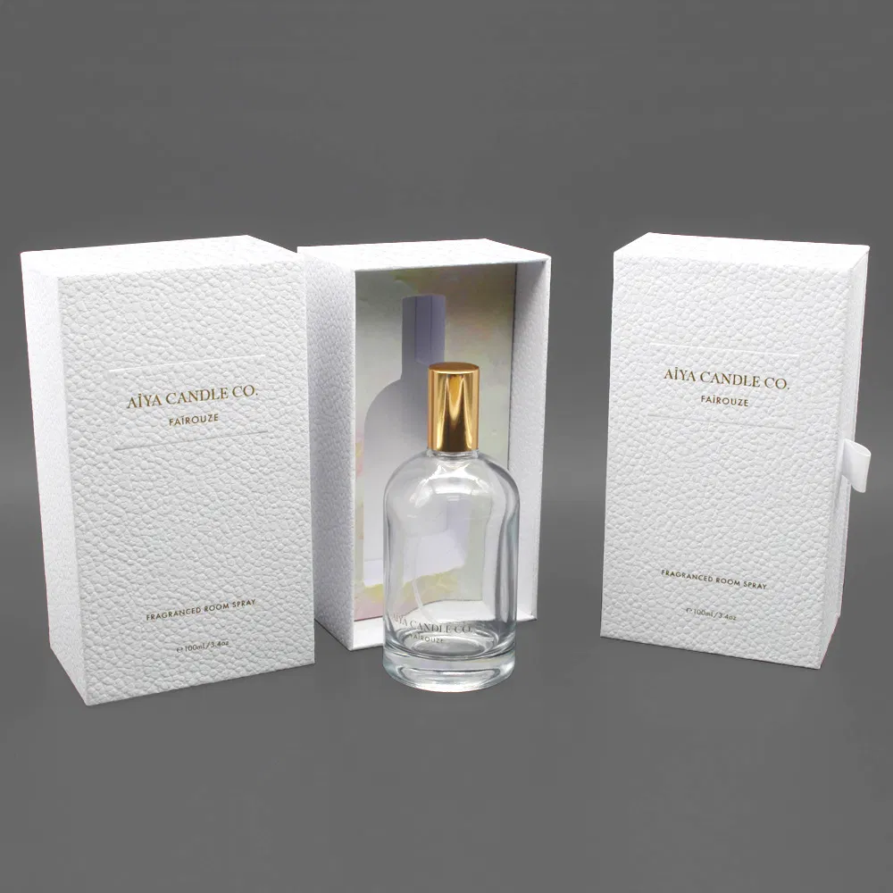 Detalle de embalaje de perfume