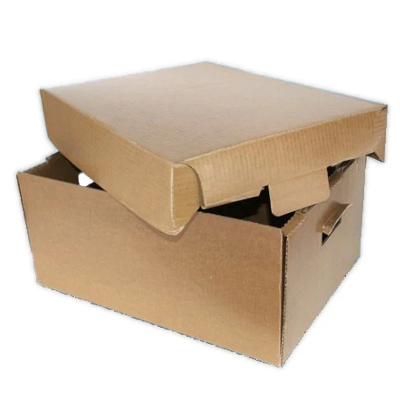 Caja de cartón corrugado encerado - Embalaje de panel solar para frutas, verduras, muebles, productos químicos en polvo, caja de cartón palet personalizada impresa
