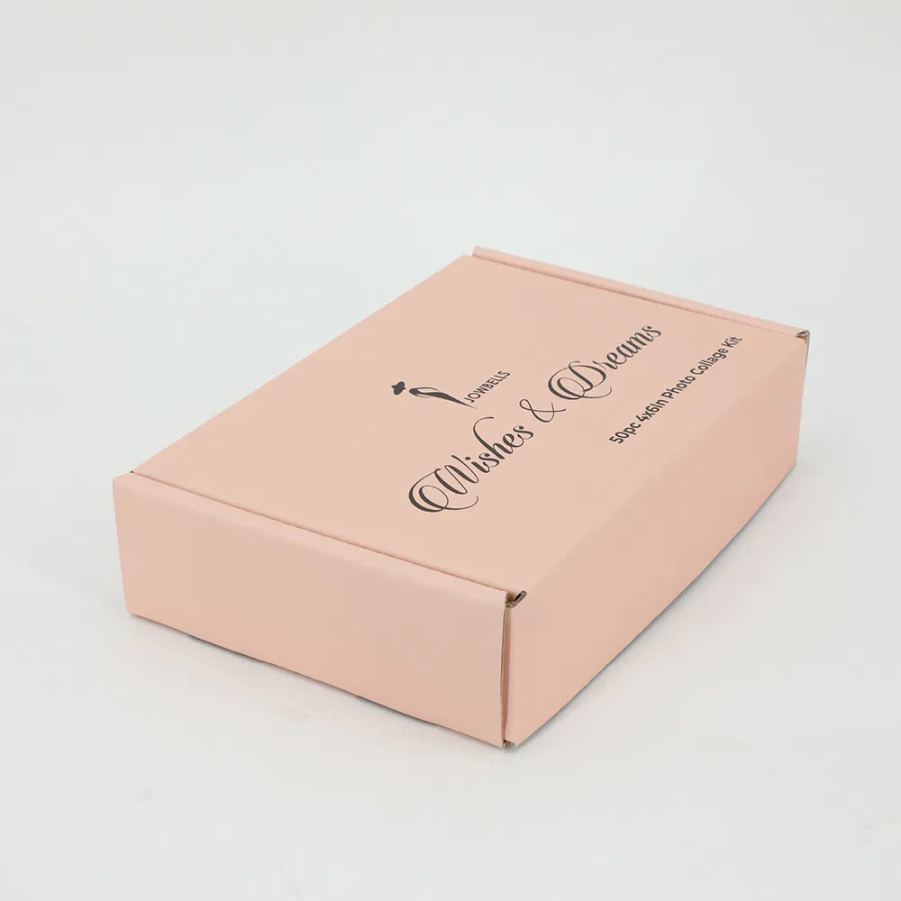 Caja de exhibición de productos de embalaje corrugado de PVC transparente de alta calidad, cartones de kraft para envío