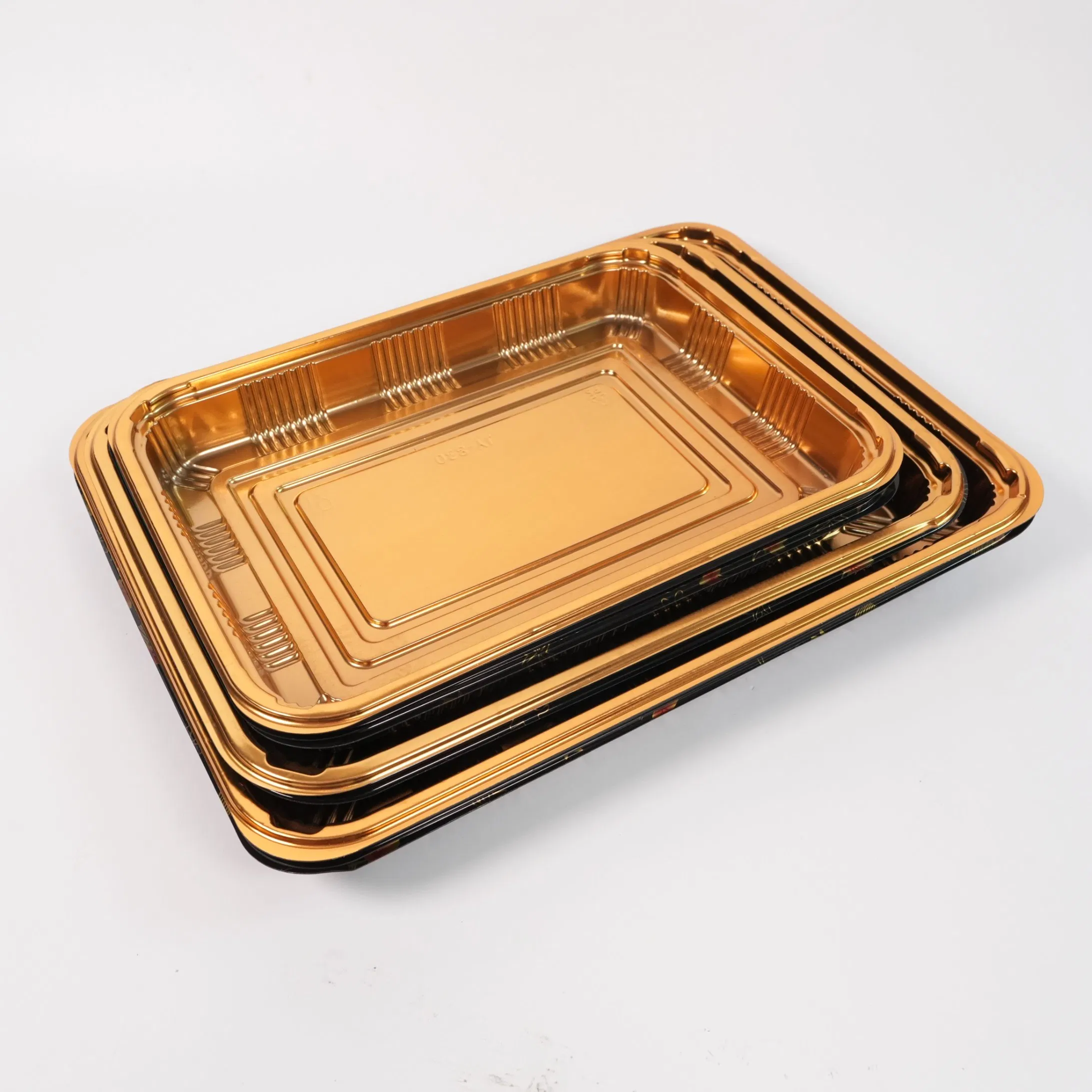 Caja de embalaje de plástico desechable al por mayor para pasteles, sushi y comida para llevar