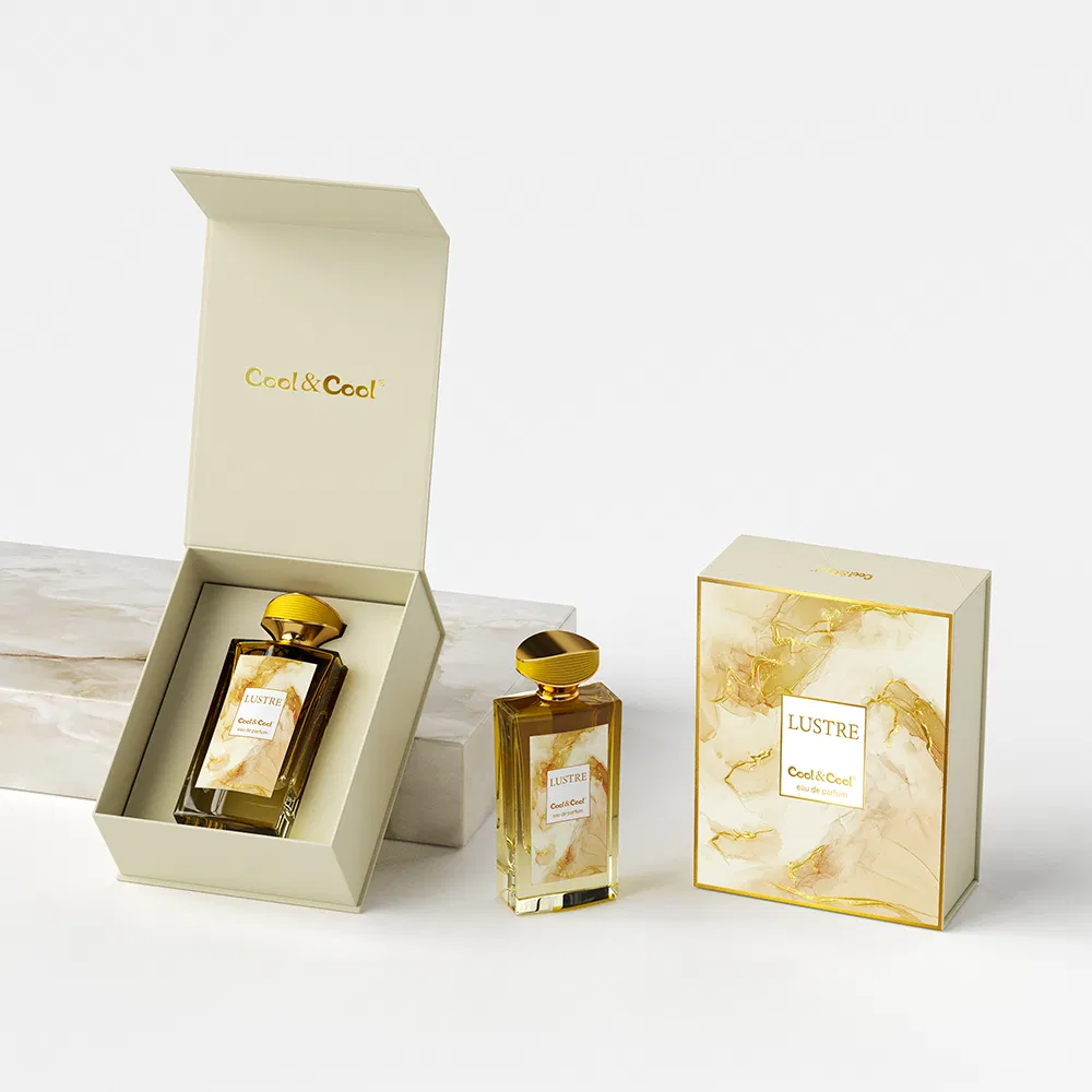 Caja de cartón personalizada para logotipo, lujosa, para perfumes, con imán, embalaje de papel para regalo