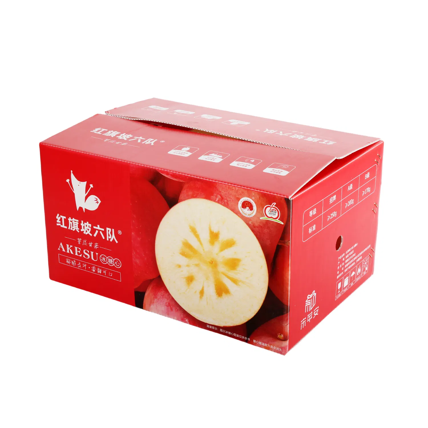 Impresión Envío Embalaje Caja de Cartón Corrugado PP para Plátano Manzana Fruta