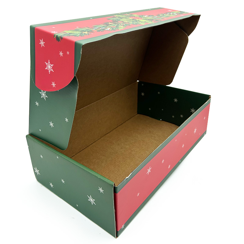 Caja de correo plegable - Caja de cartón navideña para ropa y envoltura de regalos
