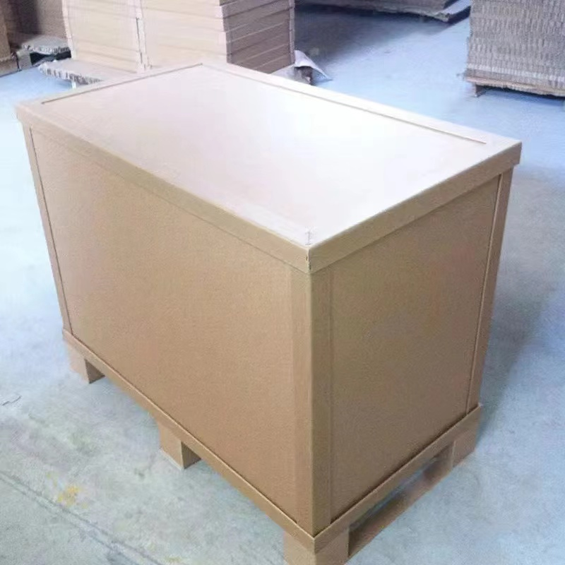 Caja de cartón colapsable de corrugado de miel resistente al agua y de alta resistencia para embalaje duradero