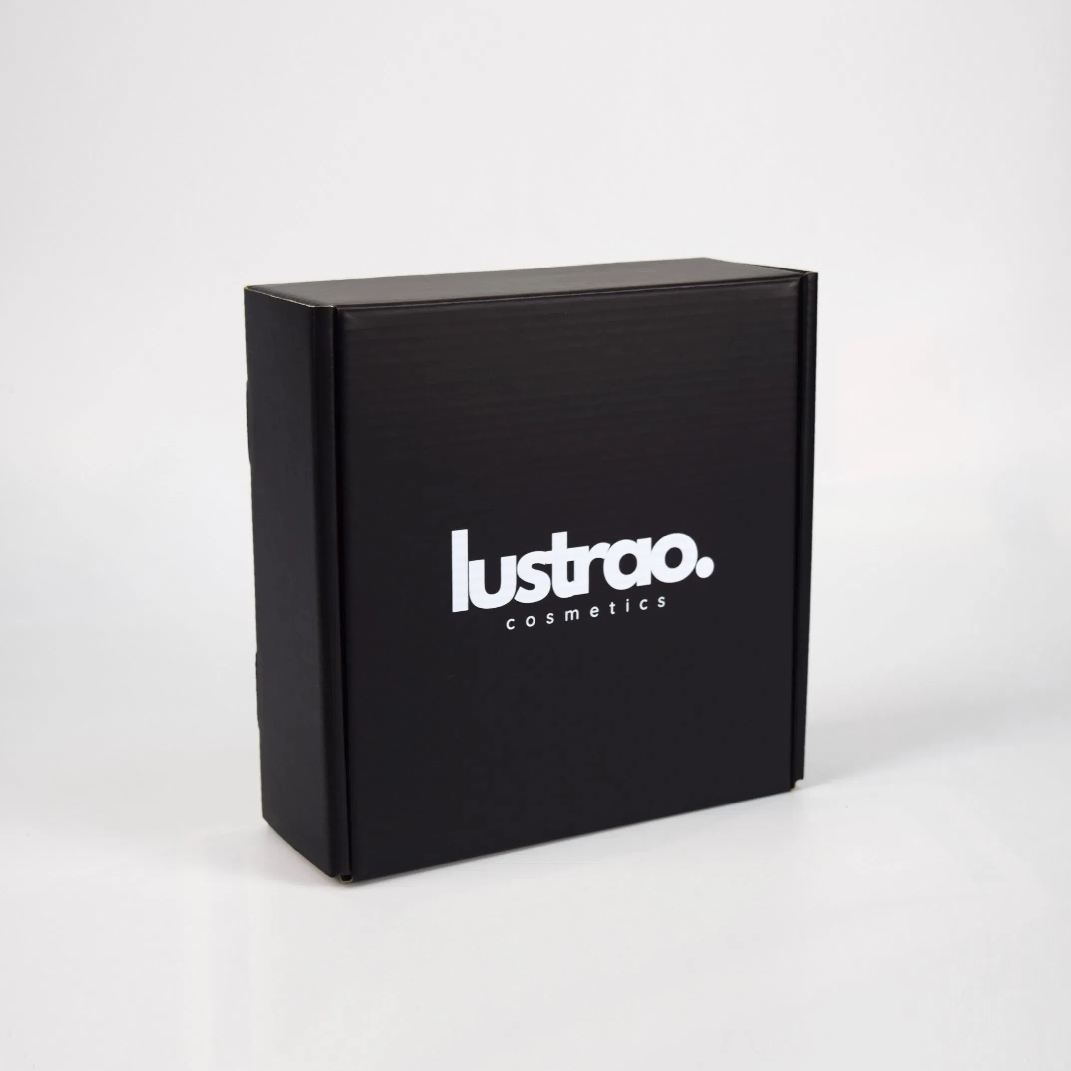 Caja de cartón corrugado ecológica personalizada con logo impreso para empaquetado de comercio electrónico