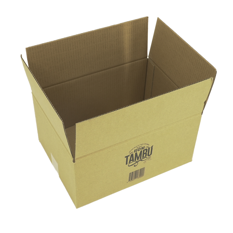 Alimento de pescado congelado pesado, fruta, embalaje electrónico en movimiento, envío 3/5 cartón de papel kraft marrón con doble pared de flauta de 3 capas