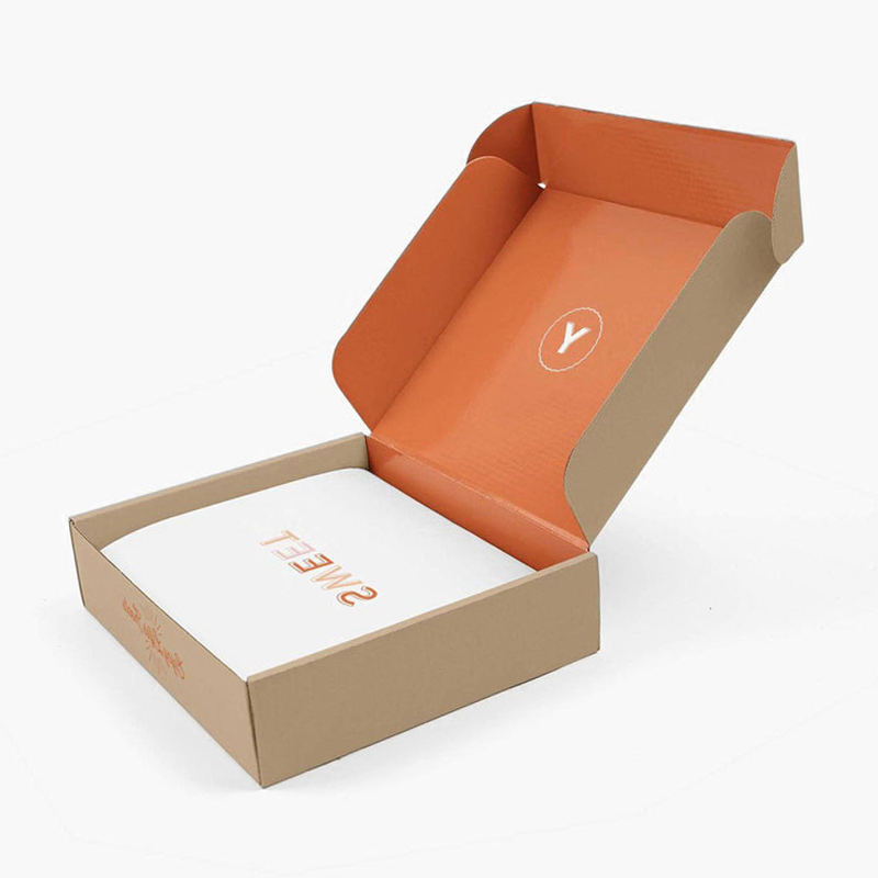 Cajas de embalaje de ropa de maquillaje personalizadas con tamaño y logo, caja de correo cosmético corrugado negra y rosa de doble impresión